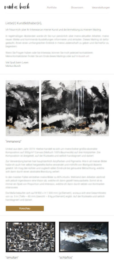 markus busch kunst mailing
